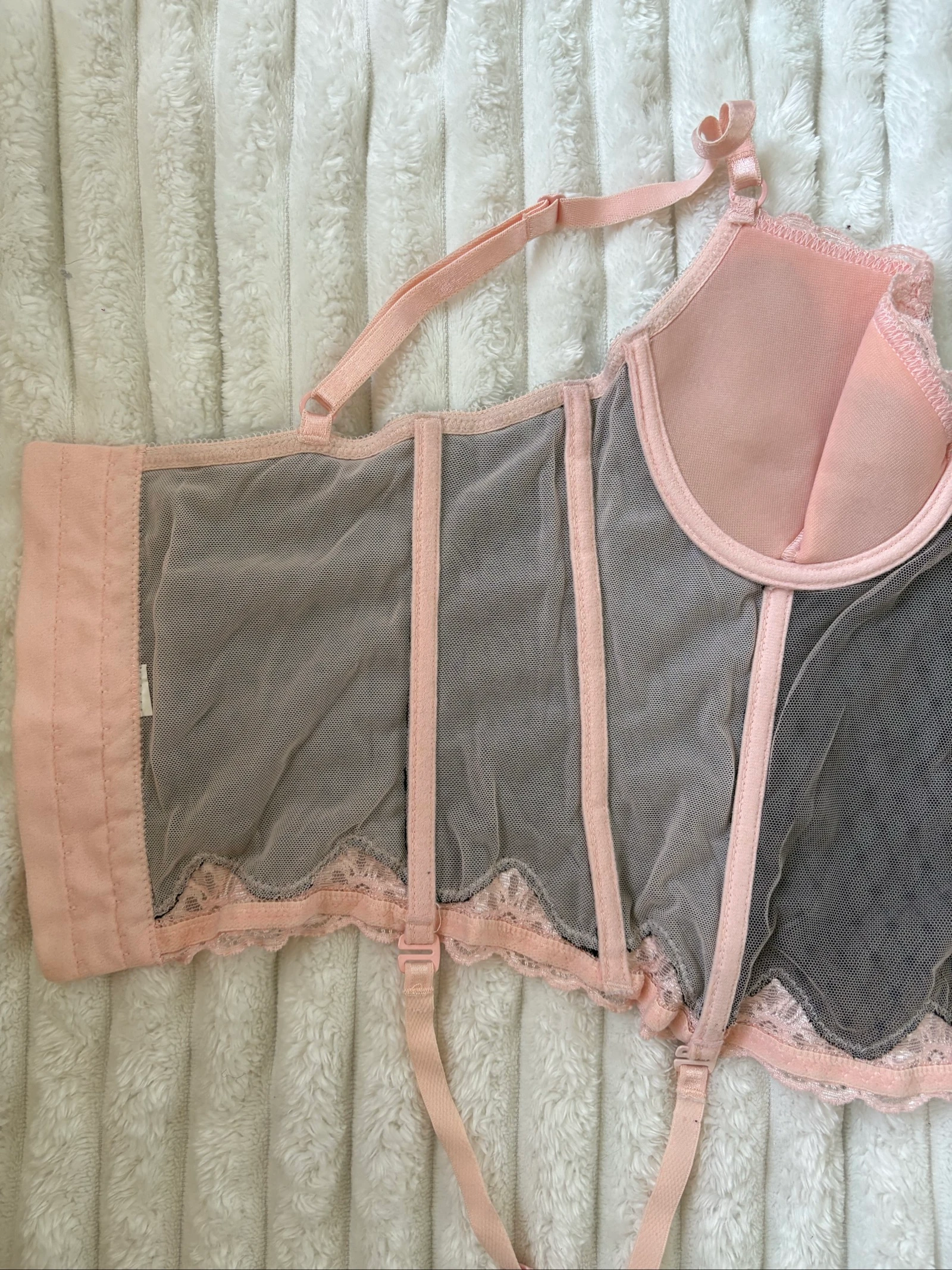 Bustier guêpière com suspensórios feminino vintage – photo 8
